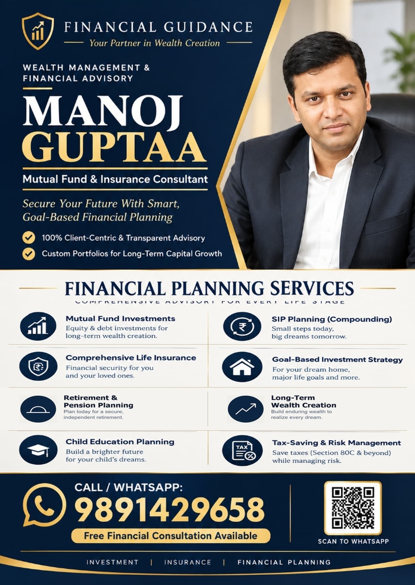 Manoj Guptaa Society Notice Board Poster